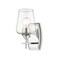 Z-Lite Joliet 1 Light Wall Sconce, Chrome & Clear 473-1S-CH - alternate 8